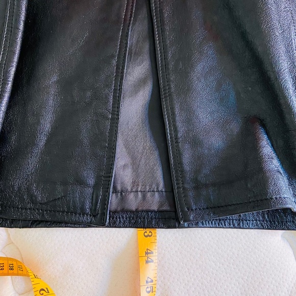 1960’s Black Leather Coat - Picture 9 of 11